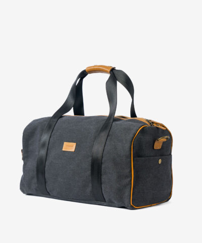 The Weekender Canvas Duffel — Dark Grey
