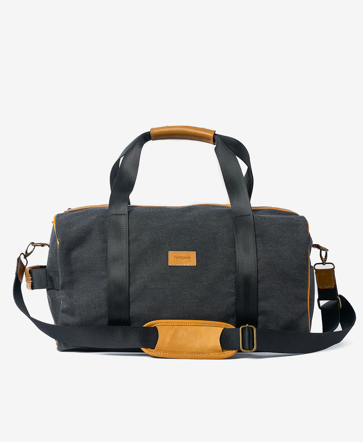The Weekender Canvas Duffel — Dark Grey