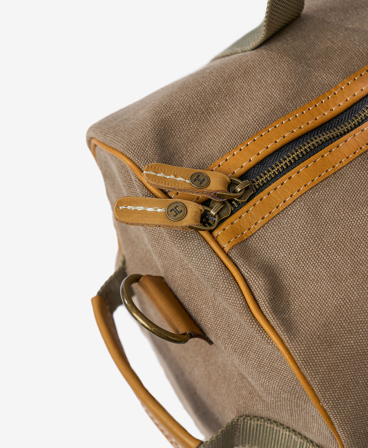 The Weekender Canvas Duffel — Khaki