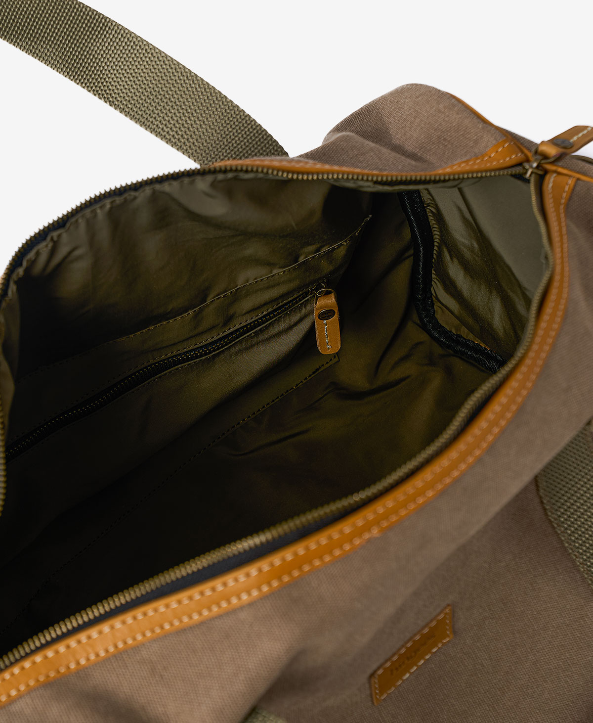 The Weekender Canvas Duffel — Khaki