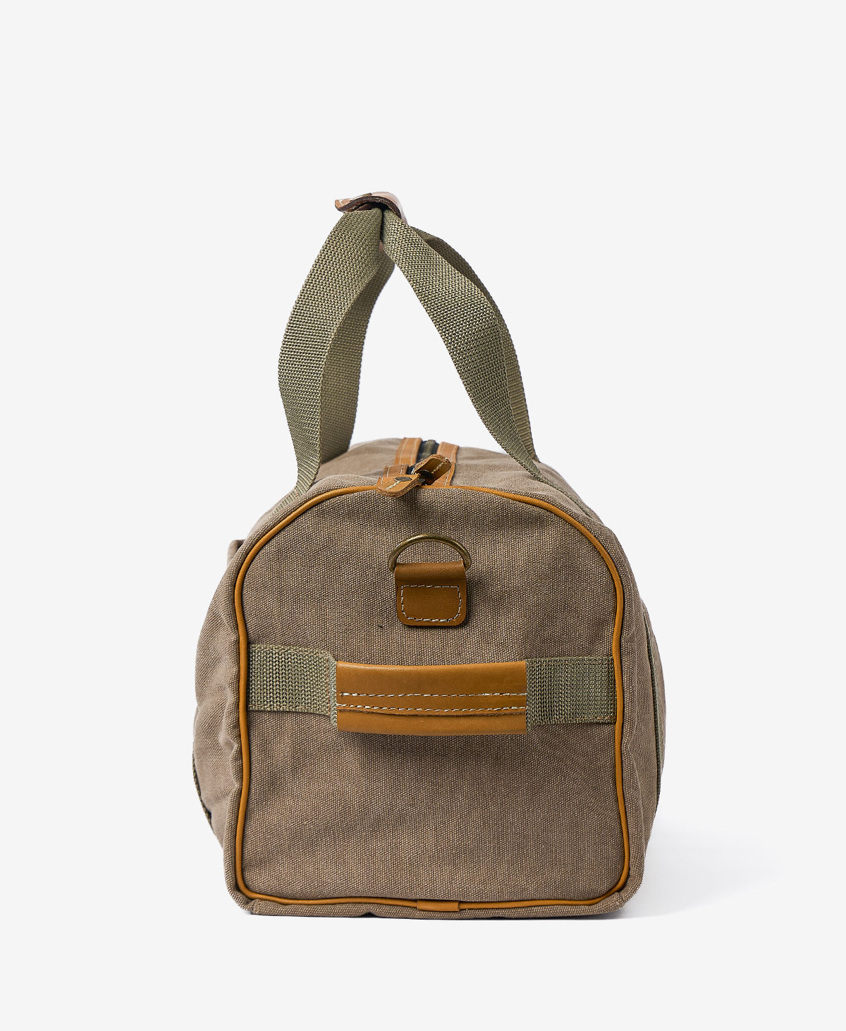 The Weekender Canvas Duffel — Khaki