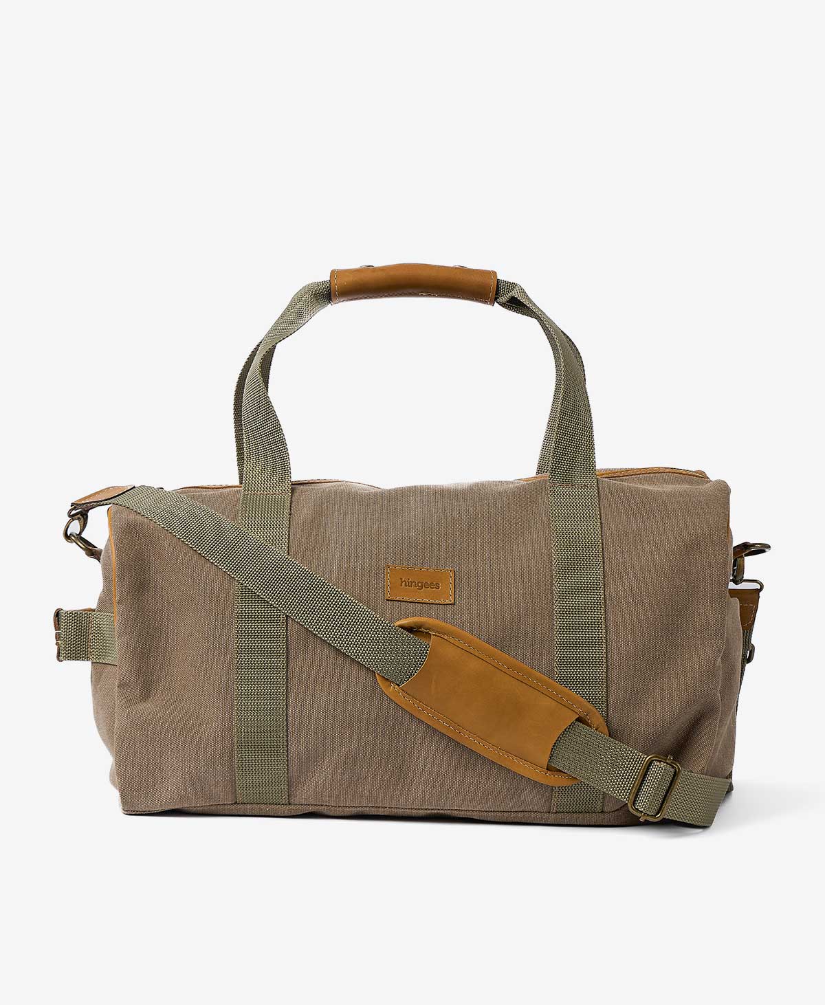 The Weekender Canvas Duffel — Khaki