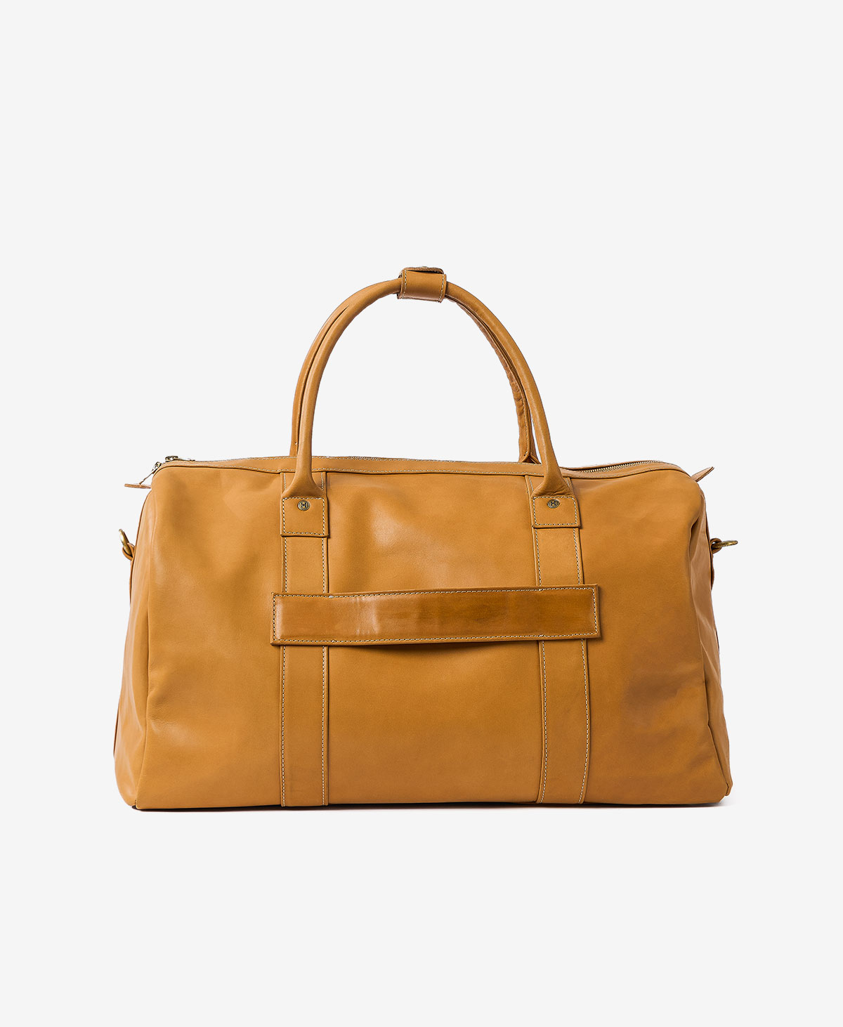 The Leather Duffel — Brown