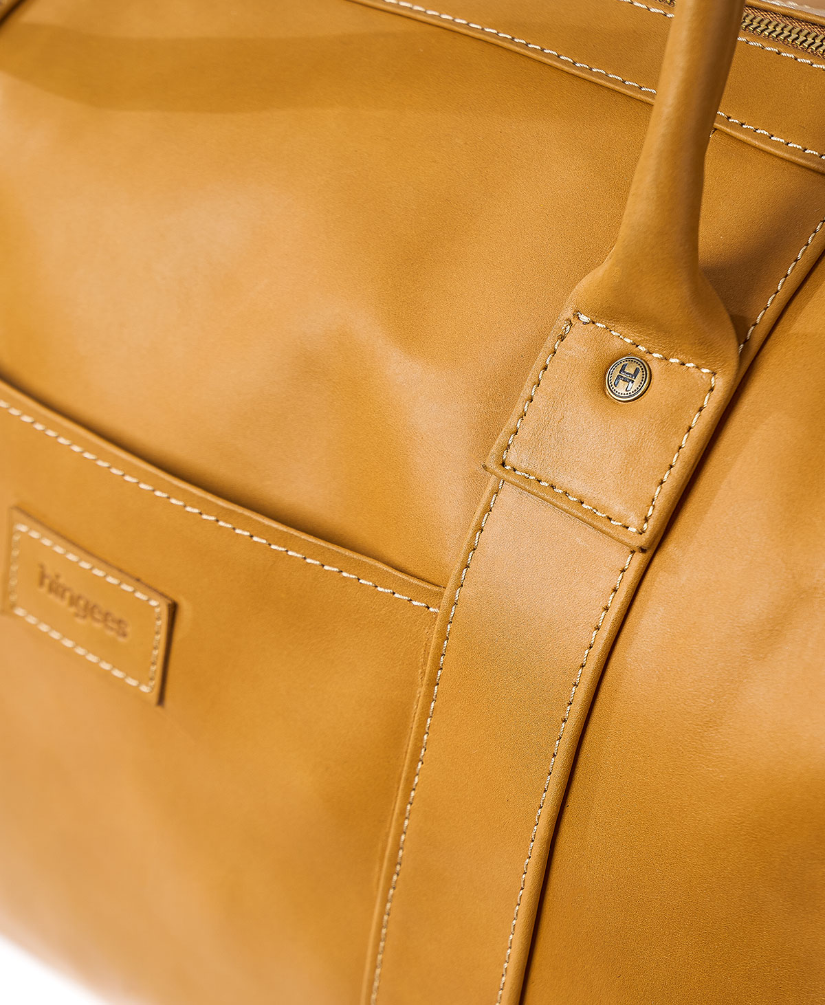 The Leather Duffel — Brown