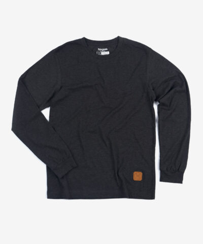 Patch Longsleeve - Heather Dark Grey
