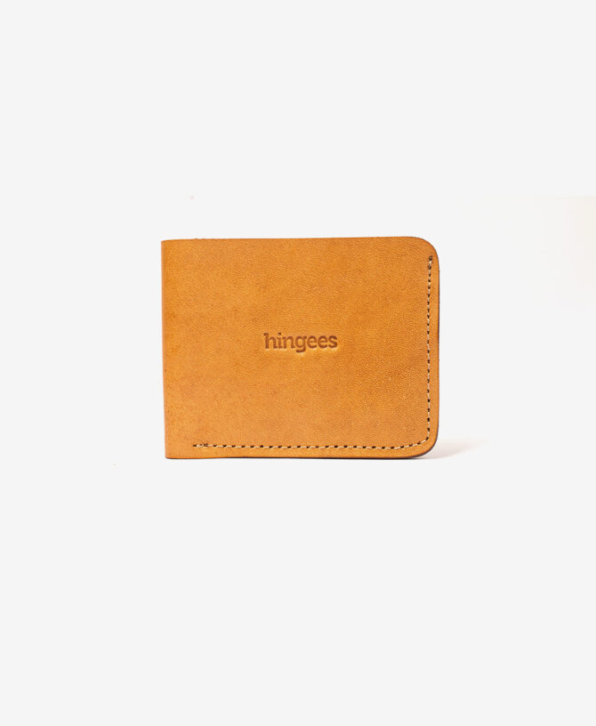 Bifold Leather Wallet - Brown