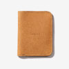 Leather Passport Holder - Brown
