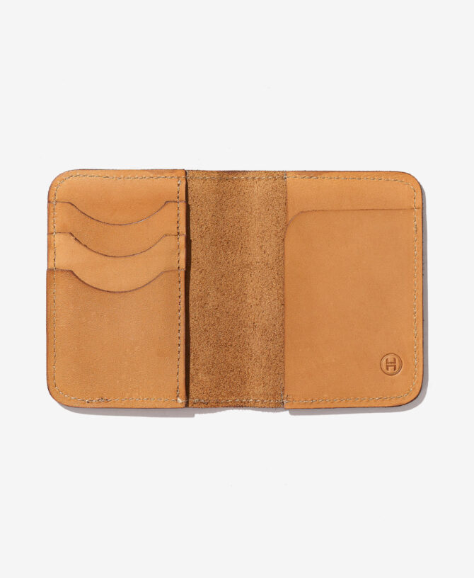 Leather Passport Holder - Brown