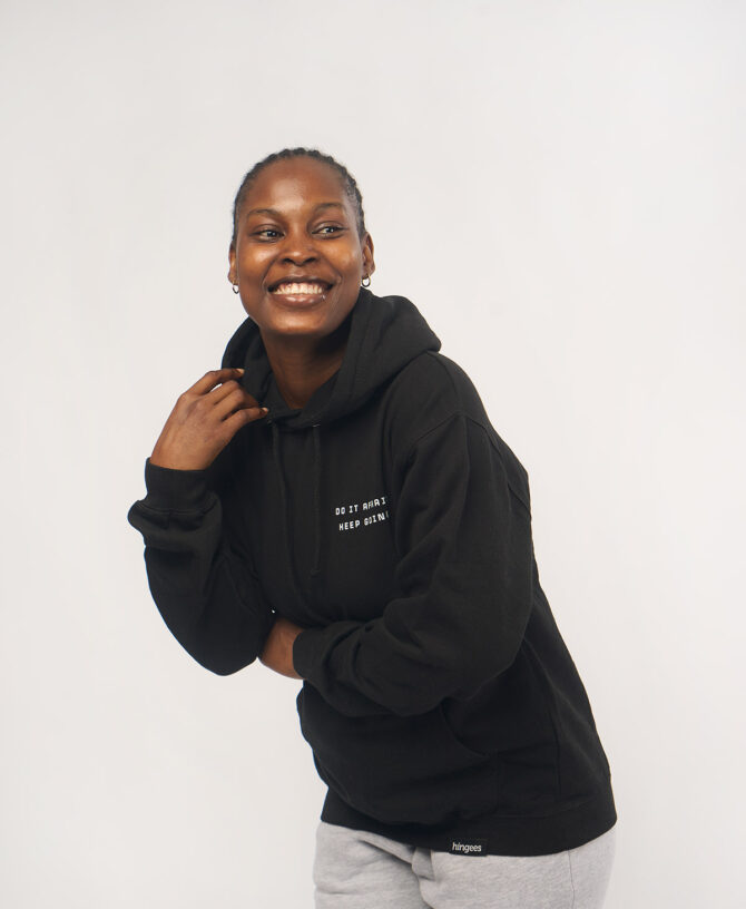 Do It Afraid Hoodie - Black