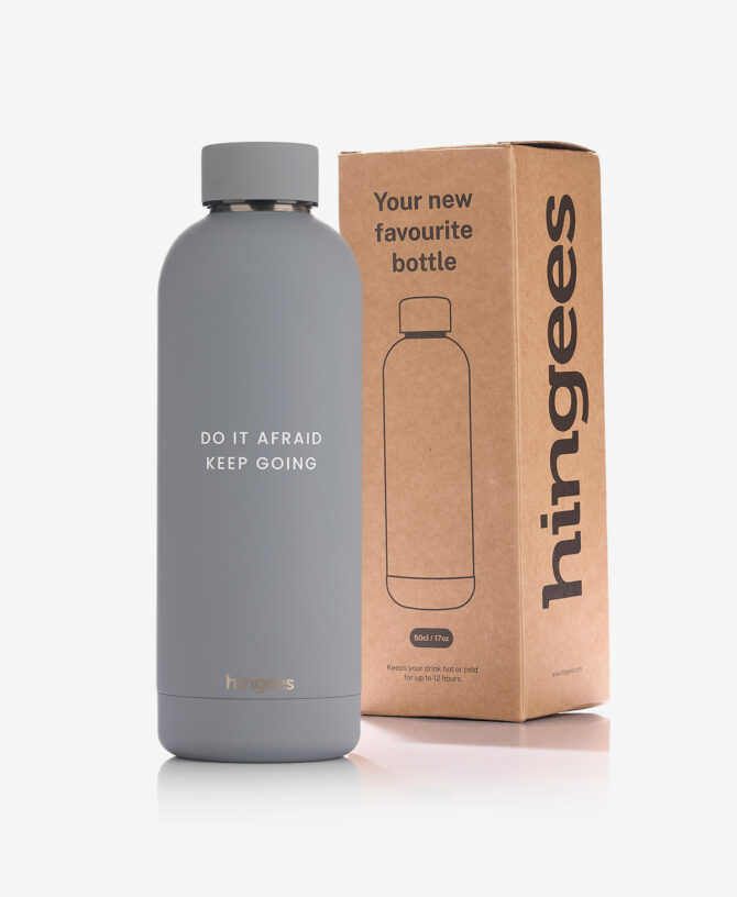 Vacuum Insulated Bottle — Silver Grey