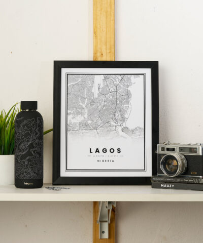 City Map Print — Lagos
