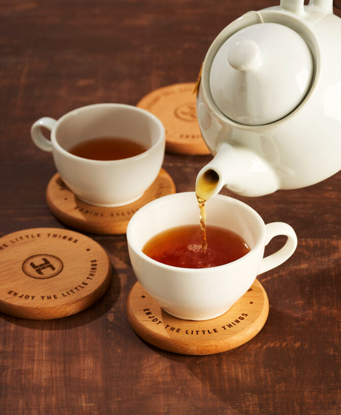 Enjoy the Little Things (Wooden Coasters — Set of 4)