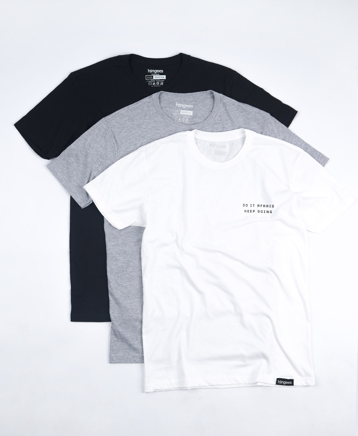 Monochrome T-shirt | Do it Afraid 3-in-1 Shirt