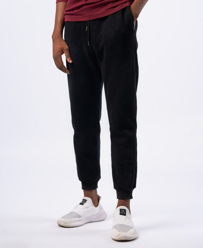 Black Joggers - Sweatpants (Regular Fit)