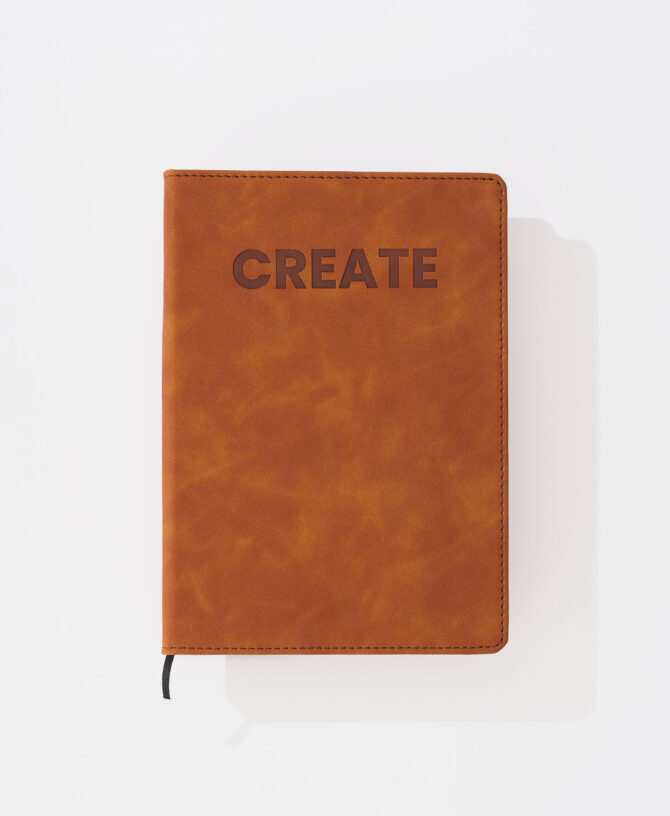 CREATE - Leather Journal (Brown)