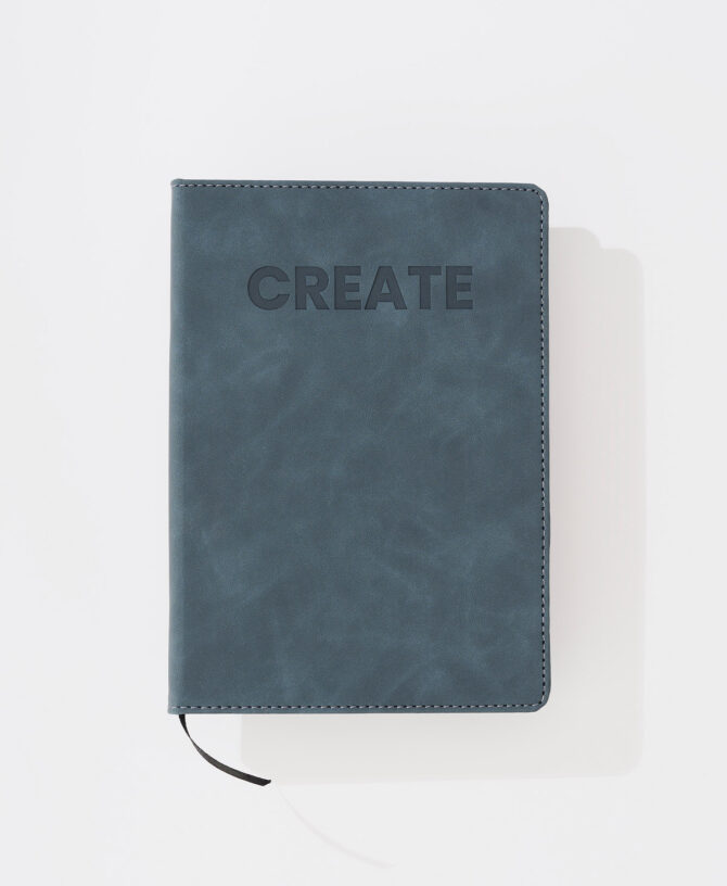 CREATE - Leather Journal (Navy)