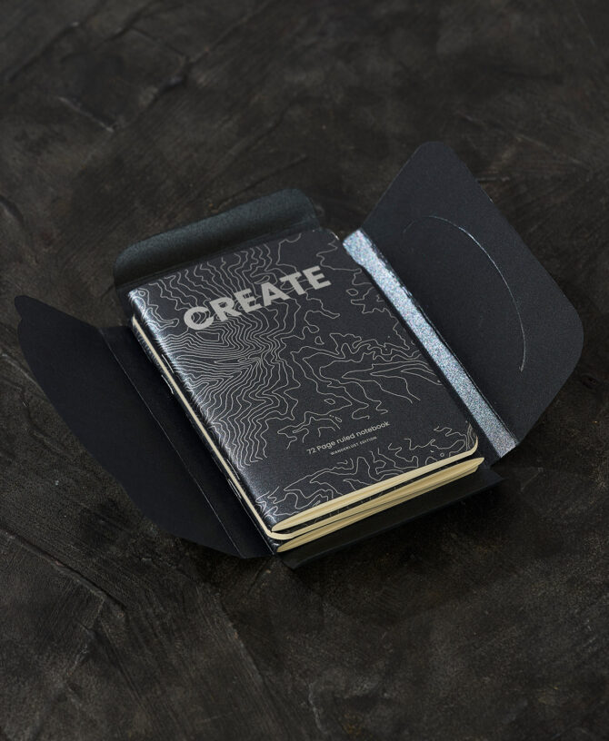 CREATE  — Wanderlust Edition (Pack of 3 notepads)