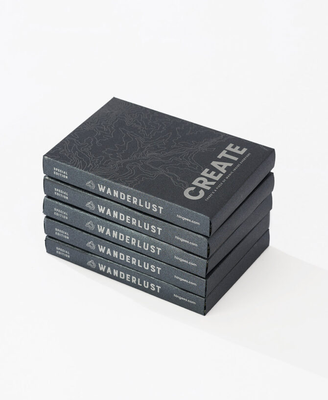 CREATE  — Wanderlust Edition (Pack of 3 notepads)