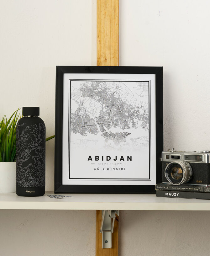 City Map Print — Abidjan