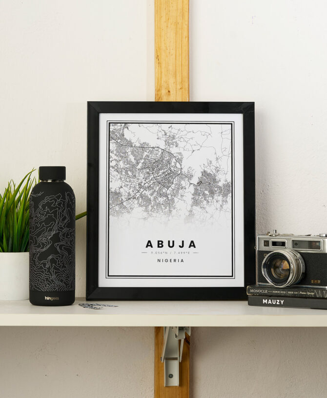 City Map Print — Abuja