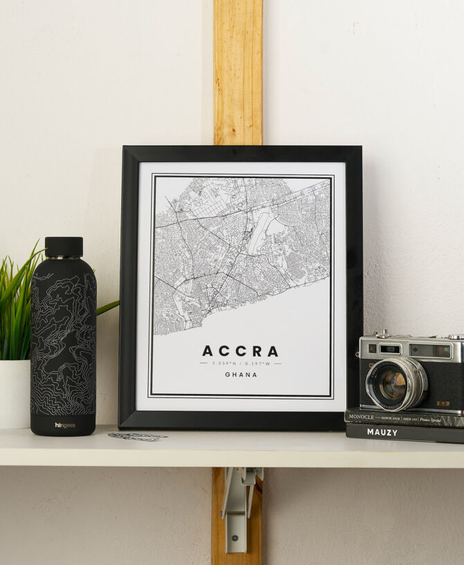 City Map Print — Accra