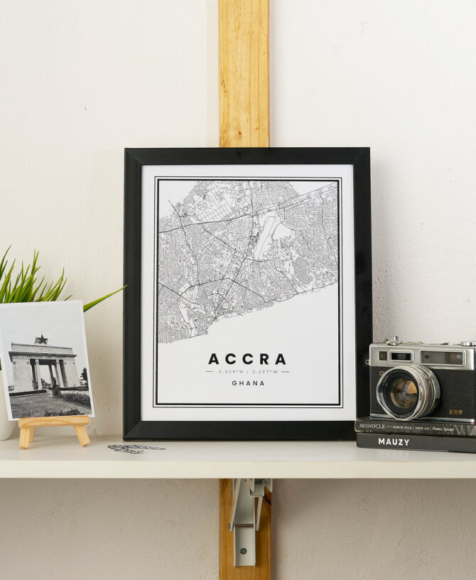 City Map Print — Accra