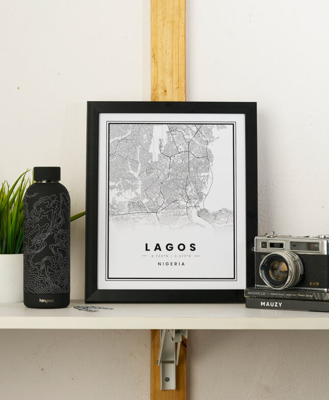 City Map Print — Lagos