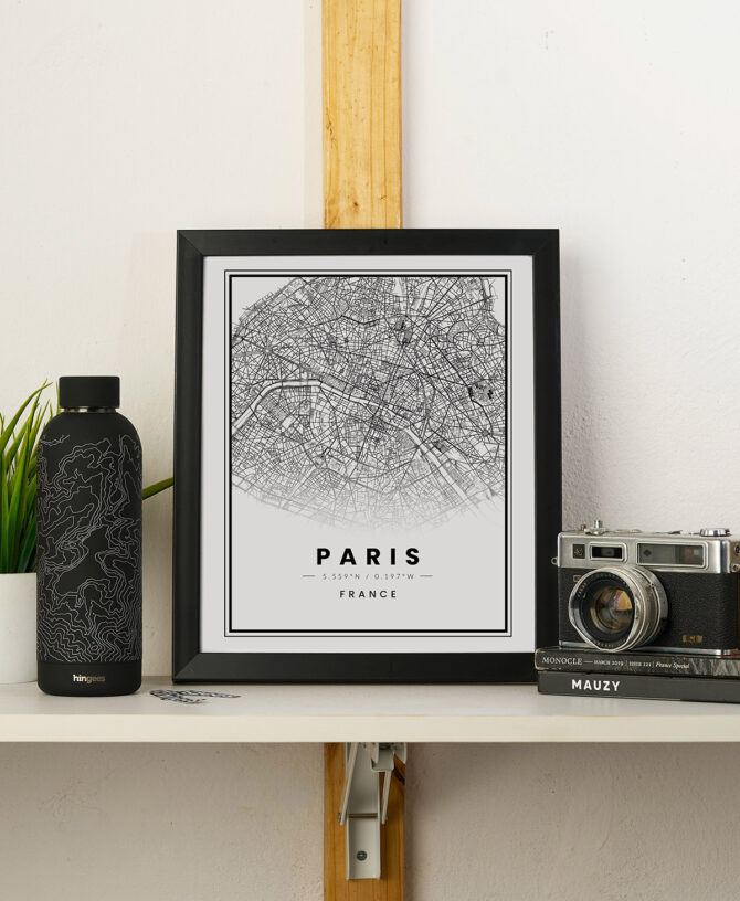 City Map Print — Paris