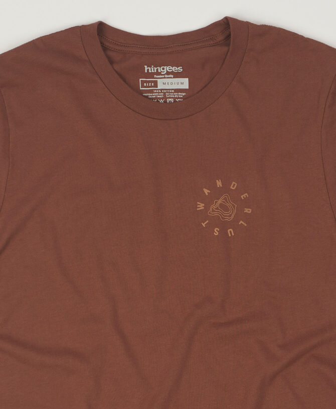 Wanderlust — Pocket print (Chestnut)