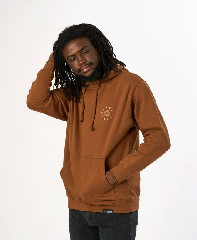 Wanderlust Hoodie — (Caramel)